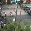 Police charged G20 protesters after the latter sang 'Oh Canada'